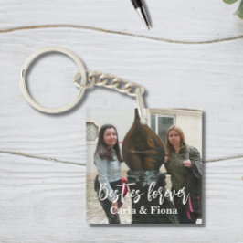 Llavero Foto de Bestis Best Friends Acrylic Square Keychai