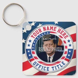 Llavero Foto de Campaña Personalizada