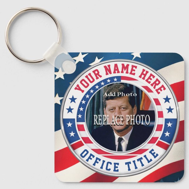 Llavero Foto de Campaña Personalizada (Anverso)
