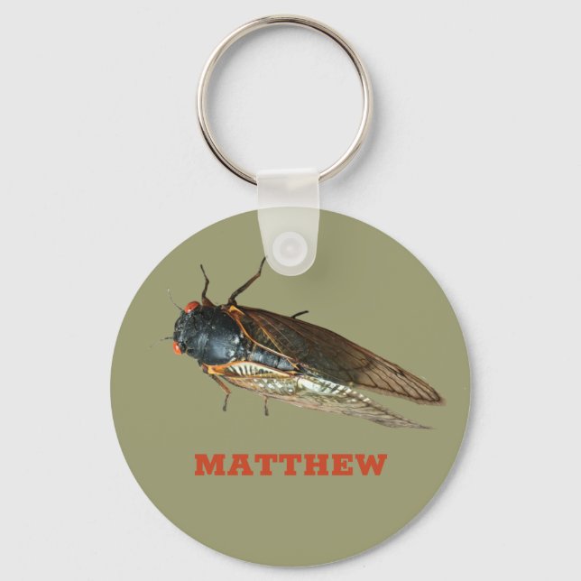 Llavero Foto de Cicada Insect Bug Personalizado (Anverso)