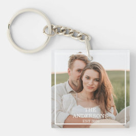 Llavero Foto de colección de parejas modernas y regalo de 