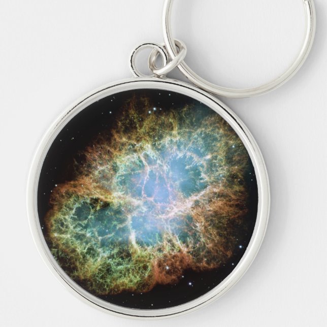 Llavero Foto de Crab Nebula Space de la NASA (Frente)