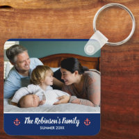 Foto de familia personalizado Nautical Marine Navy