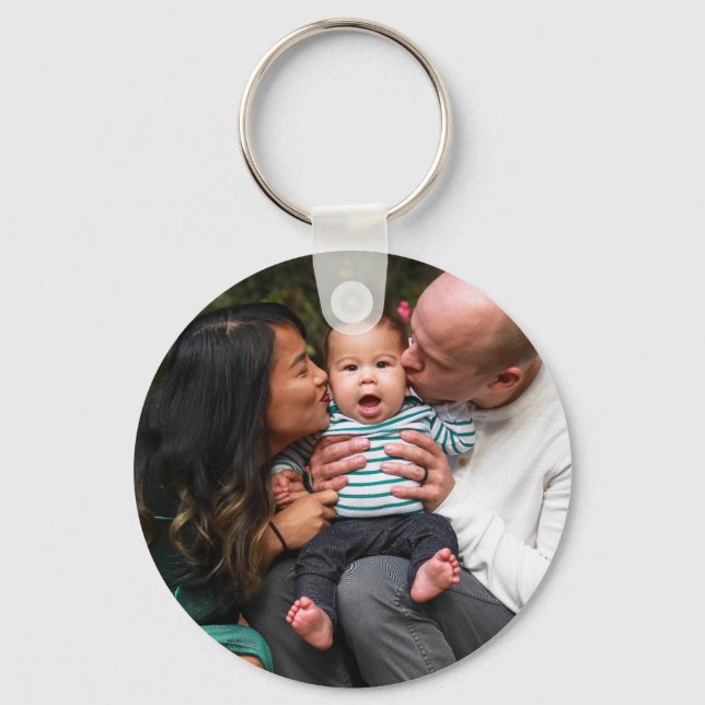 Llavero Foto de familia Personalizado personalizada (Anverso)