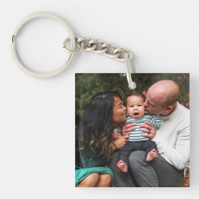 Llavero Foto de familia Personalizado personalizada (Frente)