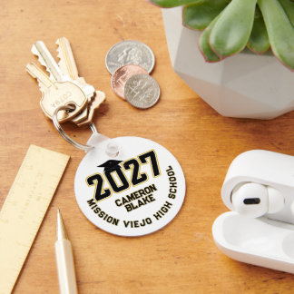 Llavero Foto de graduación de la promoción 2027 de Letterm