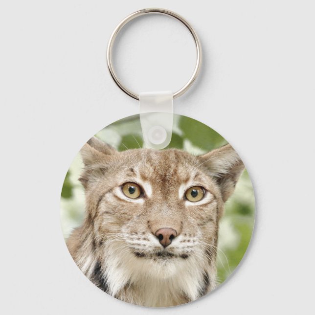 Llavero foto de keychain lynx , gato , animales . (Anverso)