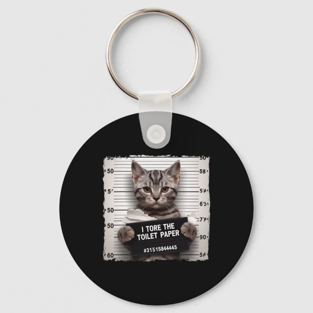 Llavero Foto De La Cárcel De Kitty Que Rompí El Papel De H (Anverso)
