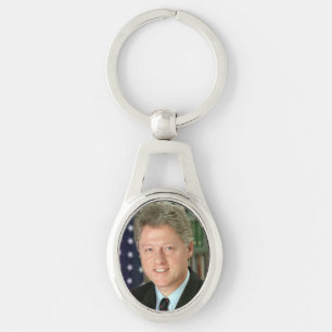 Llavero Foto de la Casa Blanca del presidente Bill Clinton