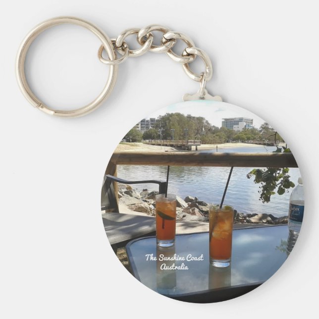 Llavero Foto de la Costa del Sol en Australia (Frente)