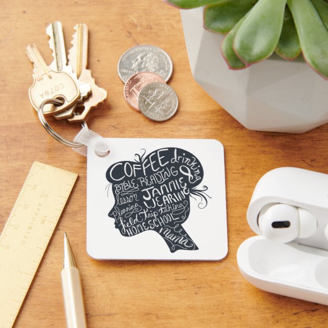 Llavero Foto de la escuela primaria Mama Personalizado (Escritorio )