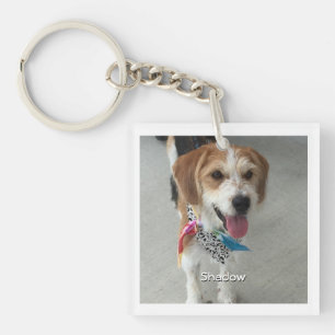 Llavero Foto de la mascota o foto y nombre del niño