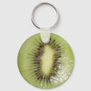 Llavero Foto de la rebanada del kiwi