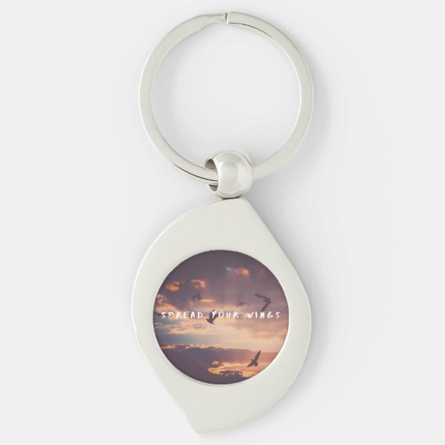Llavero Foto de las alas extendidas (Anverso)