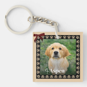 Llavero Foto de Mascota Personalizada