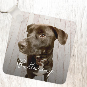 Llavero Foto de Mascota Personalizada