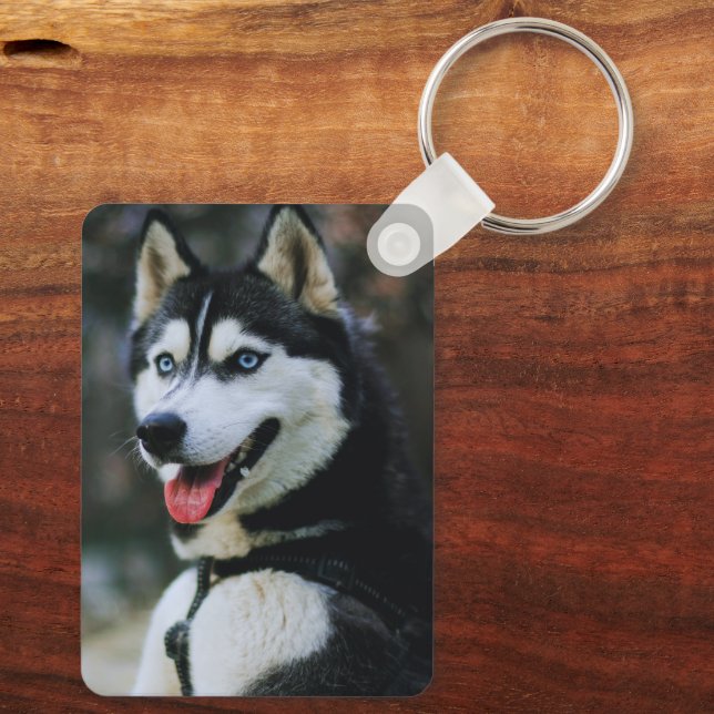 Llavero Foto de mascota personalizada (Reverso )
