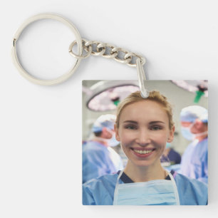 Llavero Foto de médico personalizar