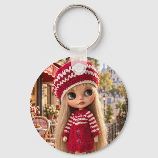 Llavero Foto de muñeca Blythe (Anverso)