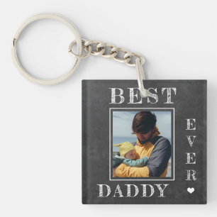 Llavero Foto de nuevo padre personalizada Día de los Prime