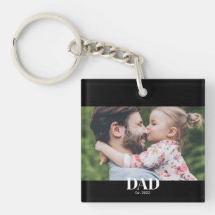 Llavero Foto de Papá Fundada