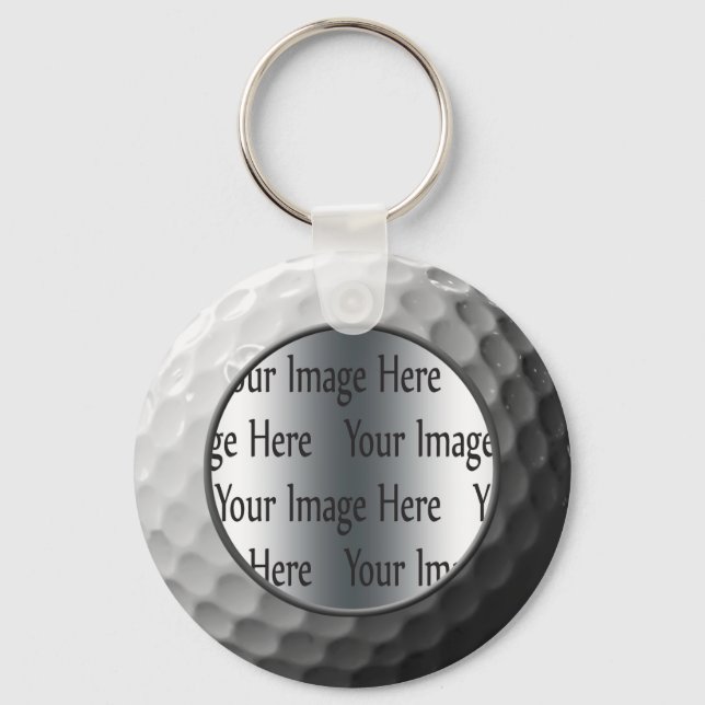 Llavero foto de pelota de golf (Anverso)