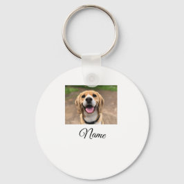 Llavero Foto de perro gato añadir nombre mascota personali