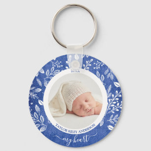 Llavero Foto de personalizado recién nacido