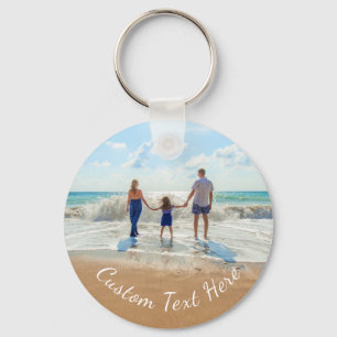 Llavero Foto de personalizado y Keychain de texto para tu 