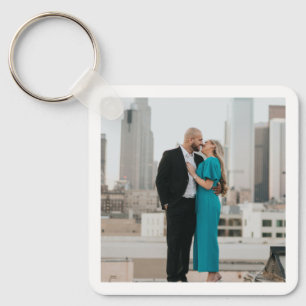Llavero Foto de recién casados como recuerdo personalizado