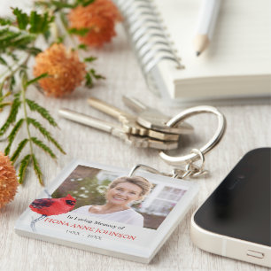 Llavero Foto de recuerdo con simpatía cardenal