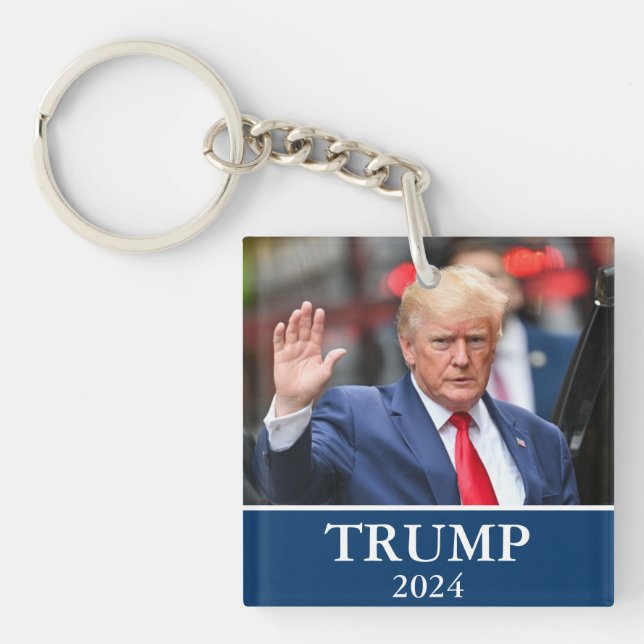 Llavero Foto de Trump (Frente)
