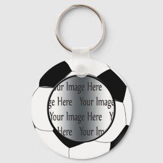Llavero foto de una pelota de fútbol