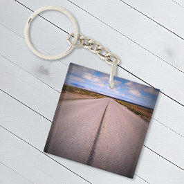 Llavero Foto de vacaciones en viaje por carretera