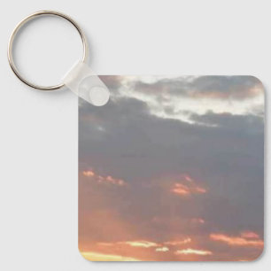 Llavero Foto del atardecer de jubilación nuevo comienzo