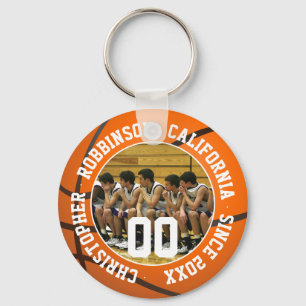 Llavero Foto del equipo de baloncesto