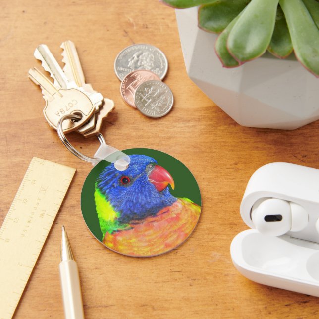 Llavero Foto del loro arcoiris de Lorikeet (Escritorio )