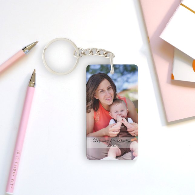 Llavero Foto del Personalizado del Día de la Madre y caden (Subido por el creador)