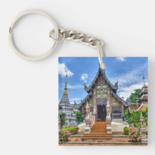 Llavero Foto del templo de Chiang Mai