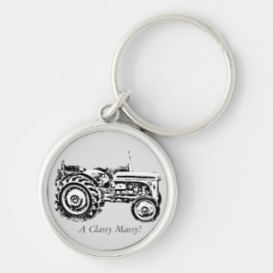 Llavero foto del tractor vintage de fergison Gray massey