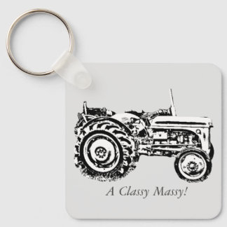 Llavero foto del tractor vintage de fergison Gray massey