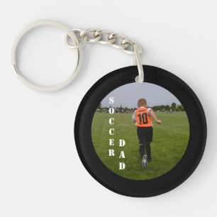 Llavero Foto deportiva de Soccer Dad Personalizado