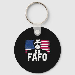 Llavero Foto Divertida de Fafo Trump 1
