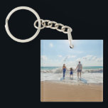 Llavero Foto familiar de personalizado<br><div class="desc">Keychain de fotos de familia de personalizados</div>