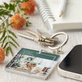 Llavero Foto familiar moderna | Joyful Merry Blessed | Ver