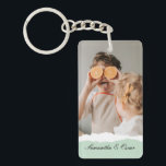 Llavero Foto familiar moderna y regalo personalizado de fá<br><div class="desc">Presentamos la foto familiar moderna y el regalo personalizado de la Casa de la Moneda! Este regalo único y reflexivo está diseñado para celebrar y apreciar los momentos especiales de su familia. Dé el regalo de recuerdos preciados y dulzura personalizada con el regalo de la Fábrica de la Moneda de...</div>