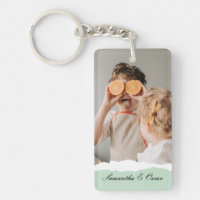 Foto familiar moderna y regalo personalizado de fá