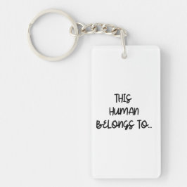 Llavero Foto Graciosa Del Gato Al Que Pertenece Este Human