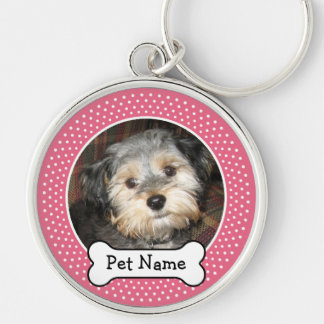 Llavero Foto Mascota personalizada con hueso de perro