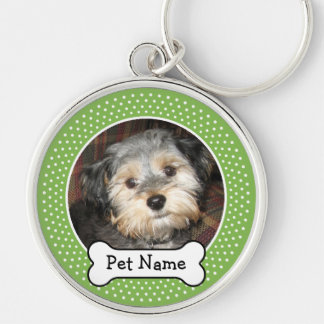 Llavero Foto Mascota personalizada con hueso de perro